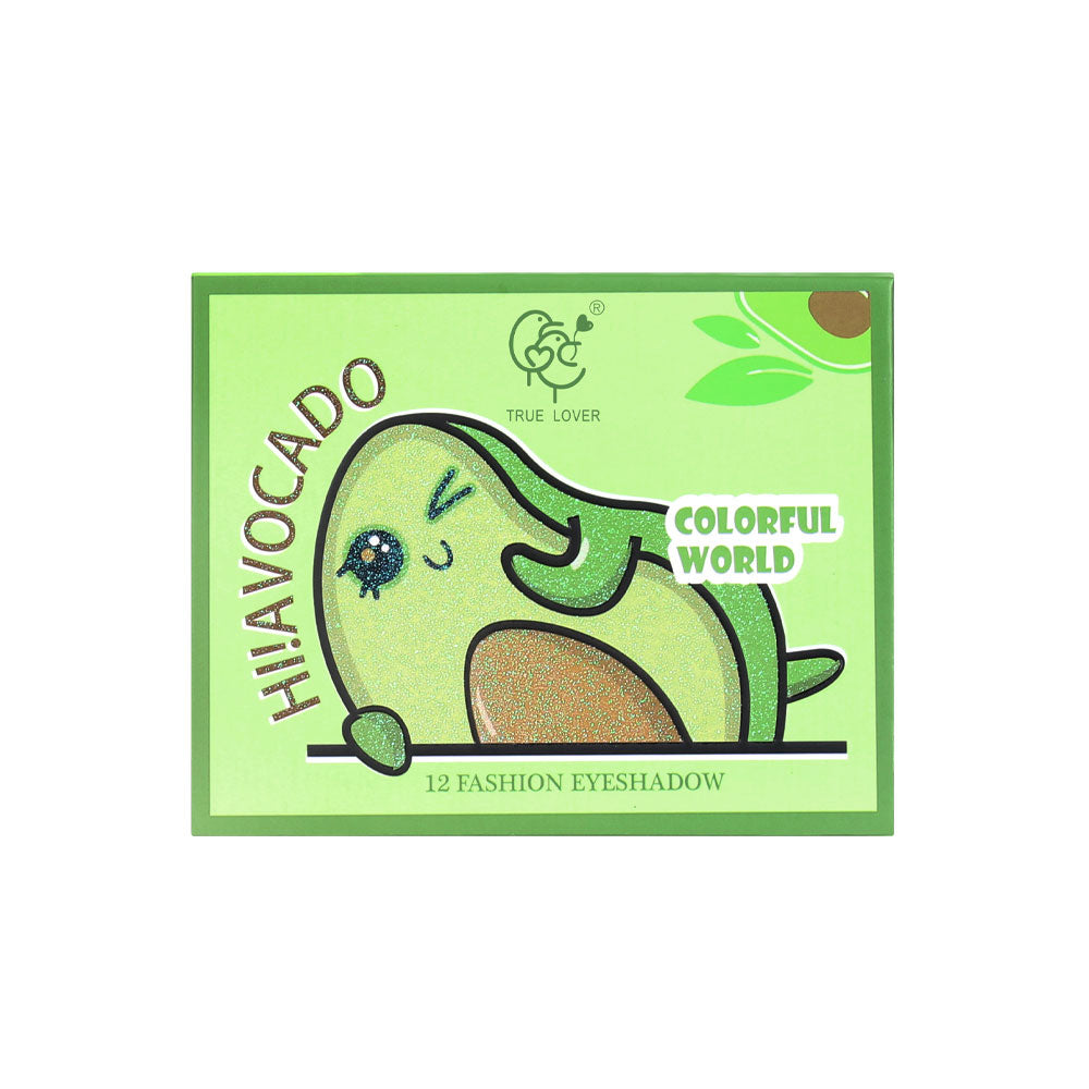 PALETA DE SOMBRAS AGUACATE 12 TONOS