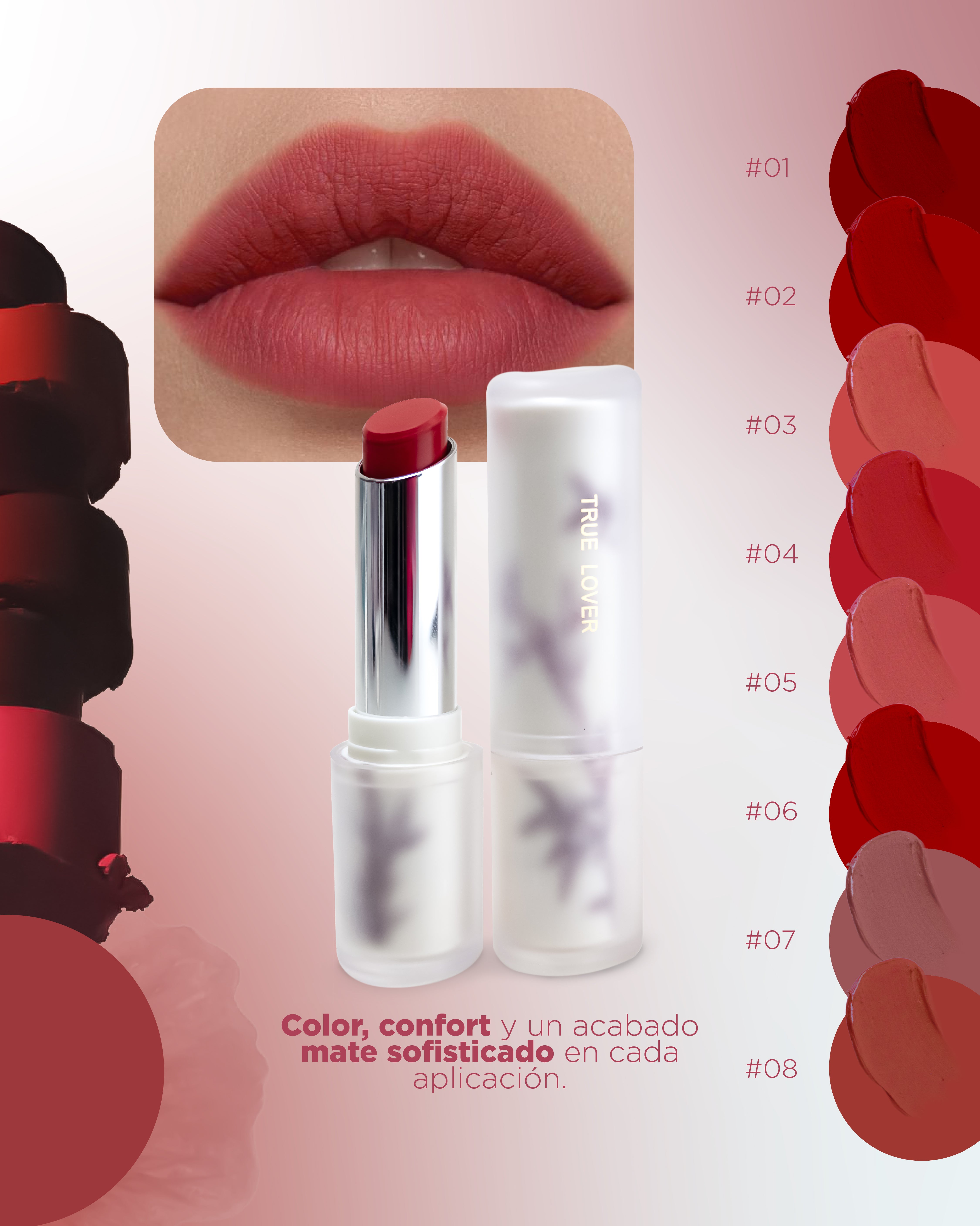 LABIAL MATE LIPSTICK