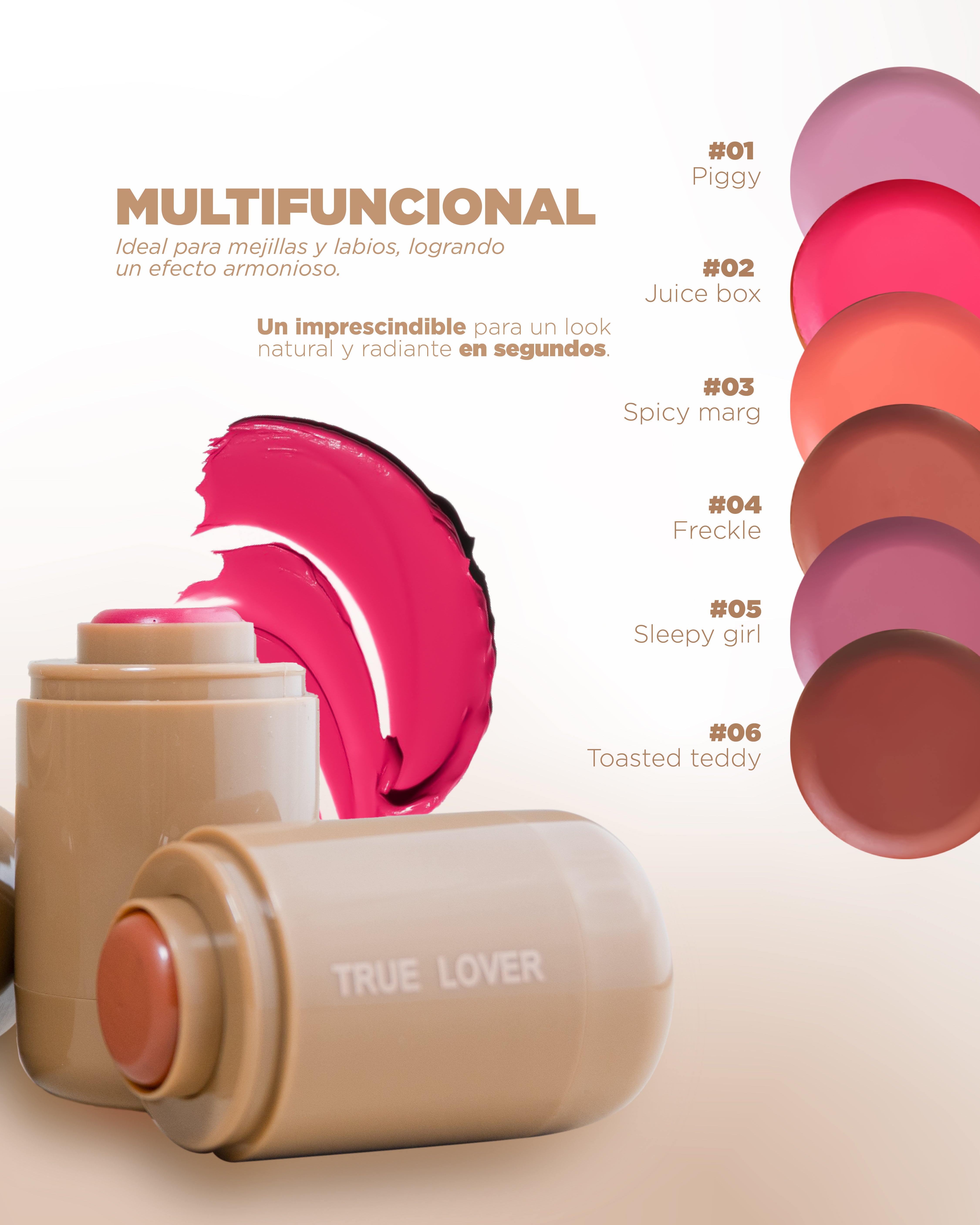 RUBOR EN CREMA PARA MEJILLAS Y LABIOS POCKET BLUSH