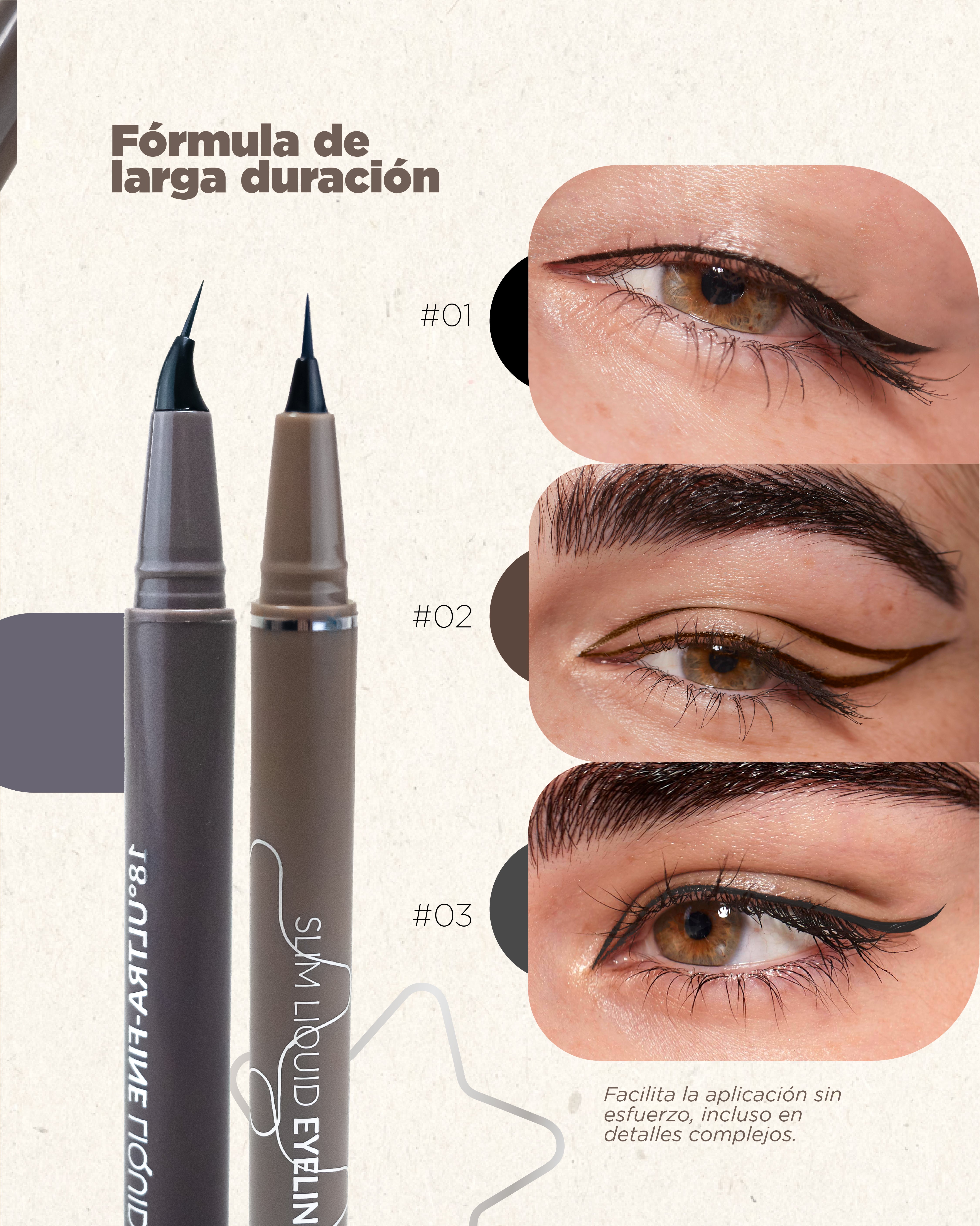 DELINEADOR LÍQUIDO ULTRAFINO 18° - Delineador liquido