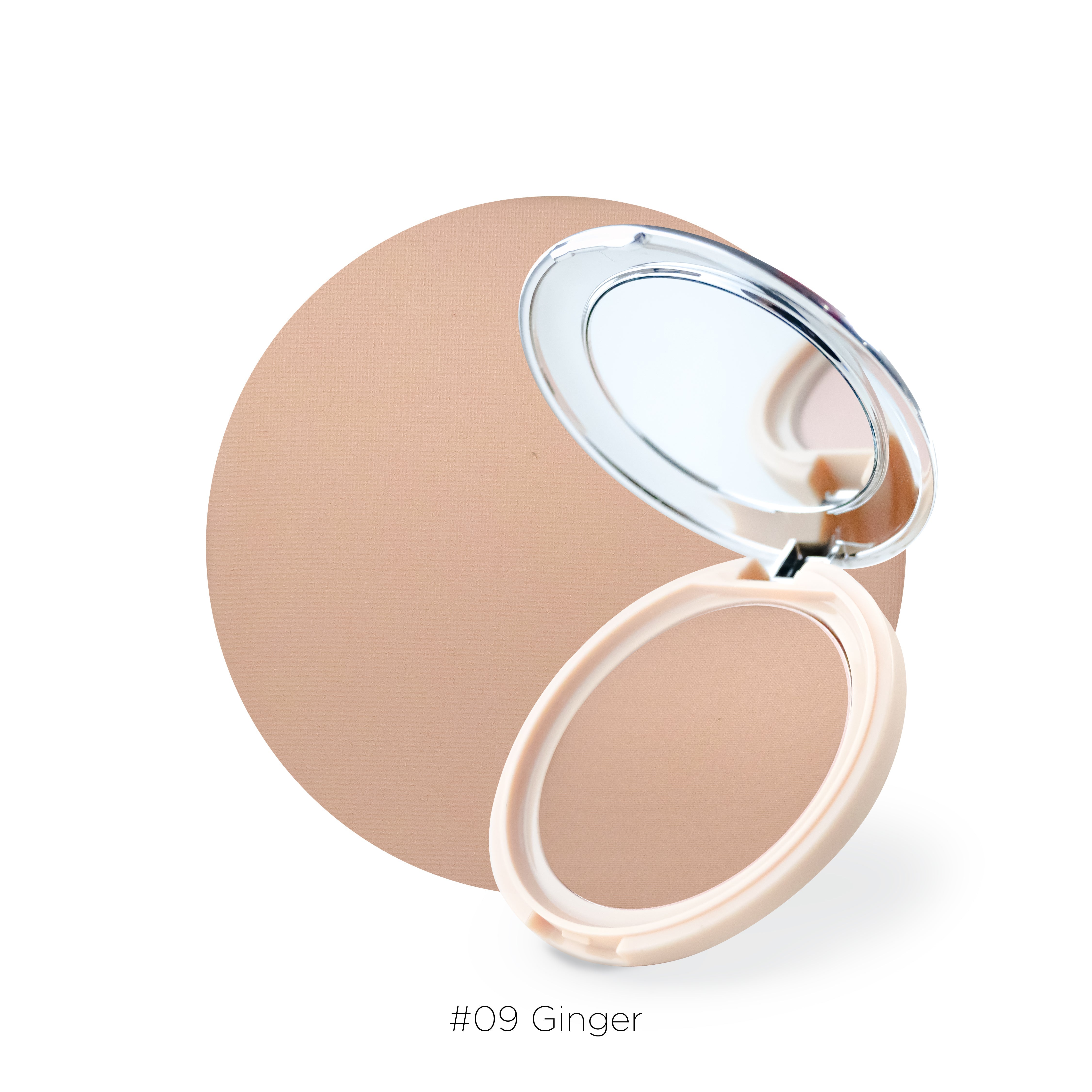 POLVO COMPACTO ALTA COBERTURA - GINGER 09 - Polvo compacto