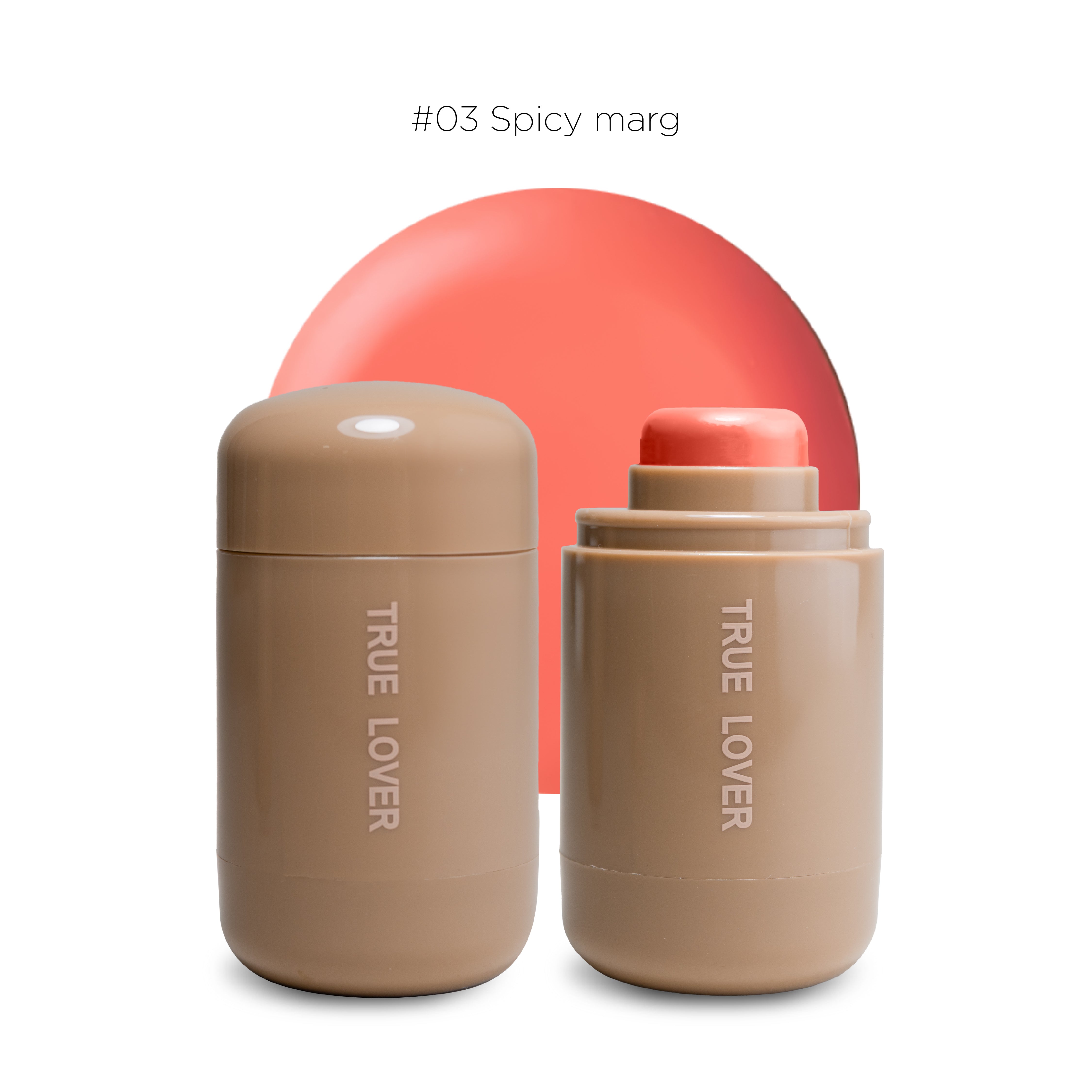RUBOR EN CREMA PARA MEJILLAS Y LABIOS POCKET BLUSH - SPICY MARG 03 - Rubor