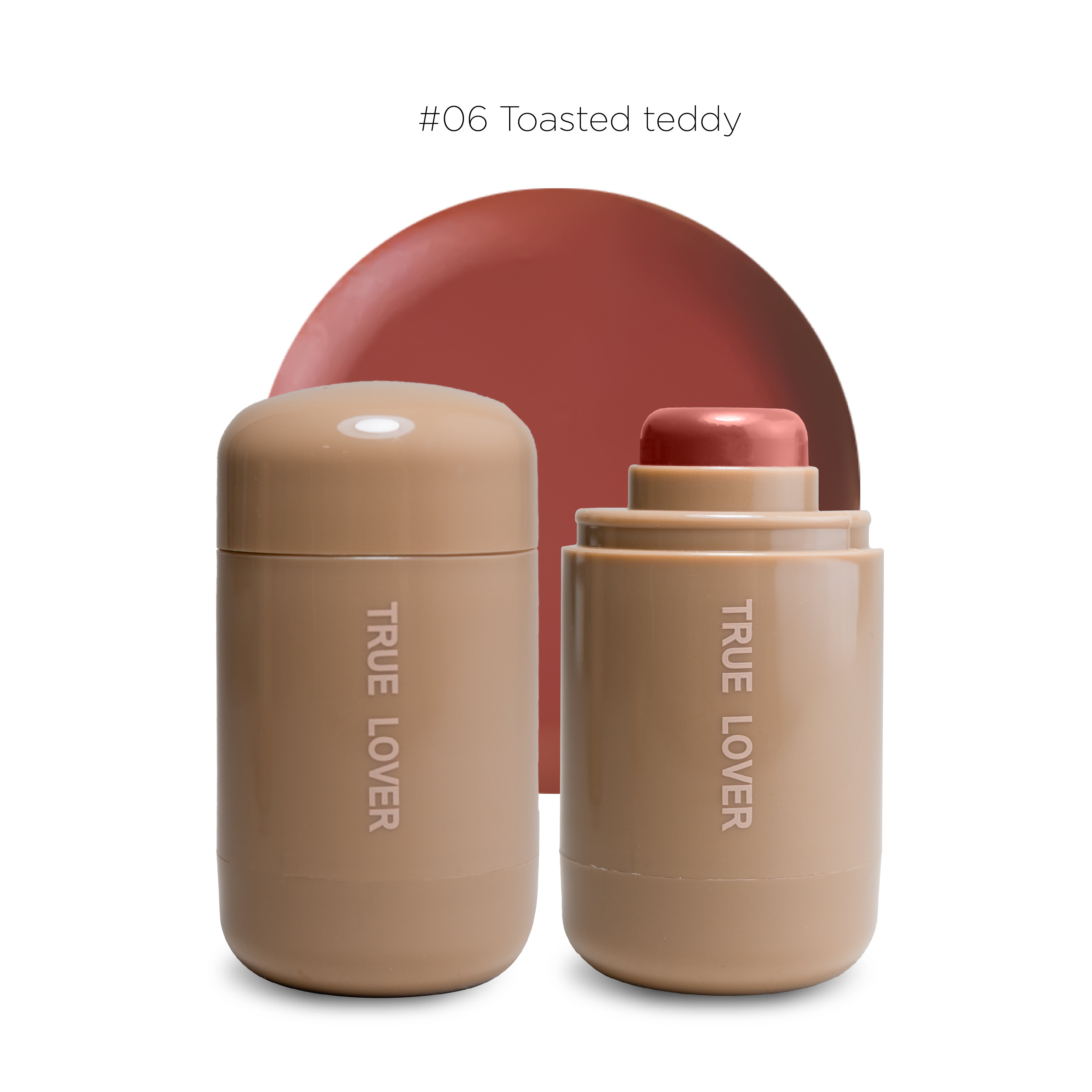 RUBOR EN CREMA PARA MEJILLAS Y LABIOS POCKET BLUSH - TOASTED TEDDY 06 - Rubor