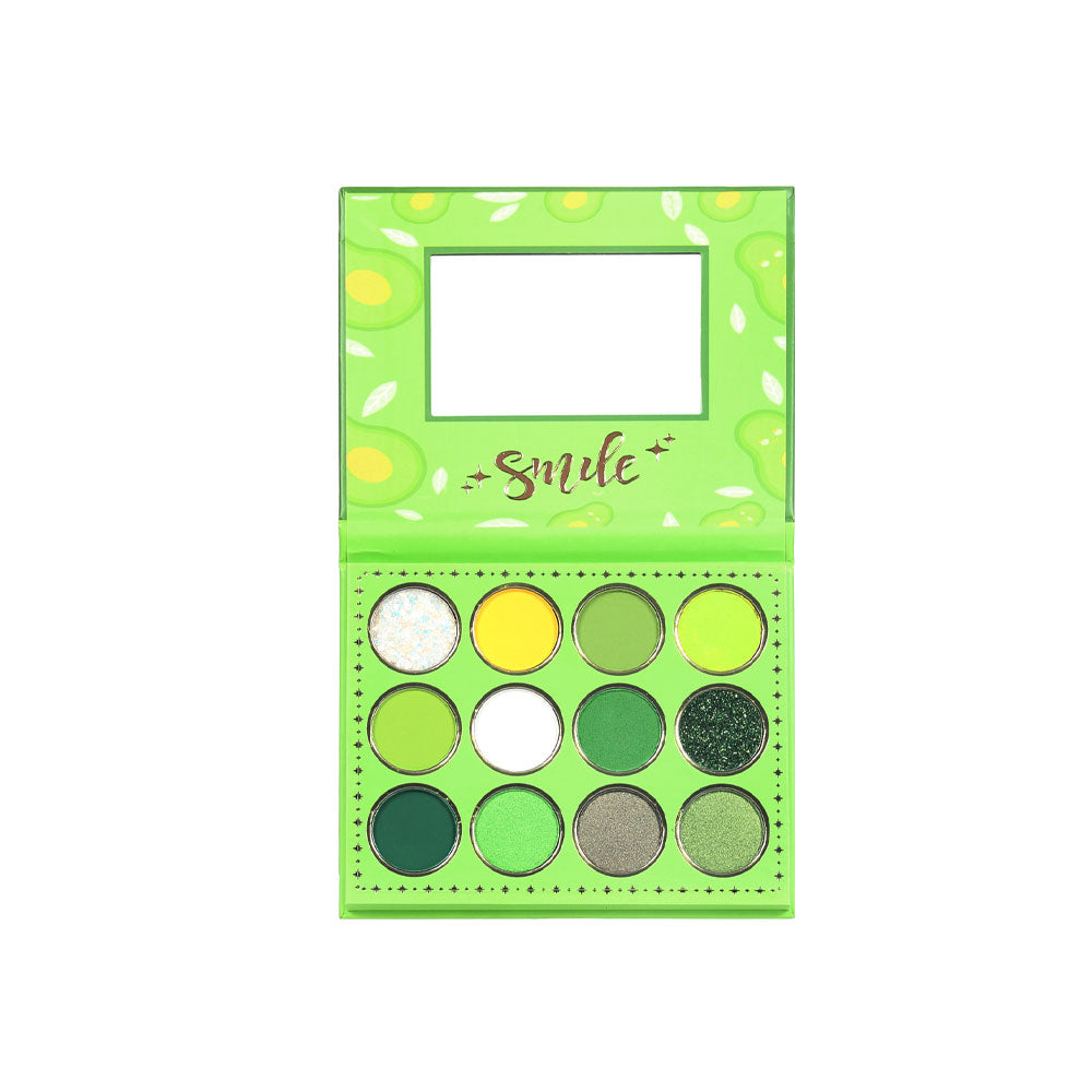 PALETA DE SOMBRAS AGUACATE 12 TONOS