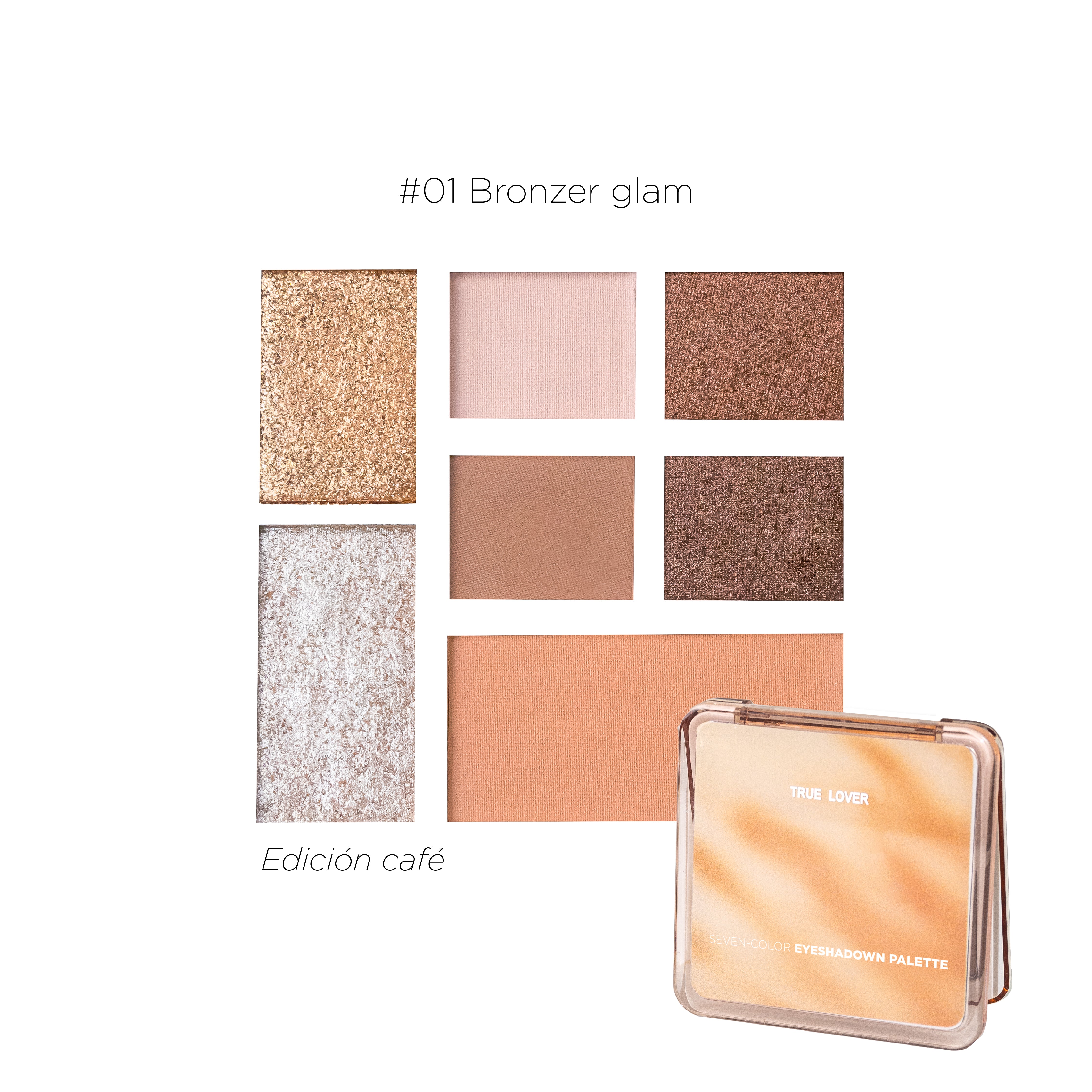 PALETA DE SOMBRAS 7 TONOS