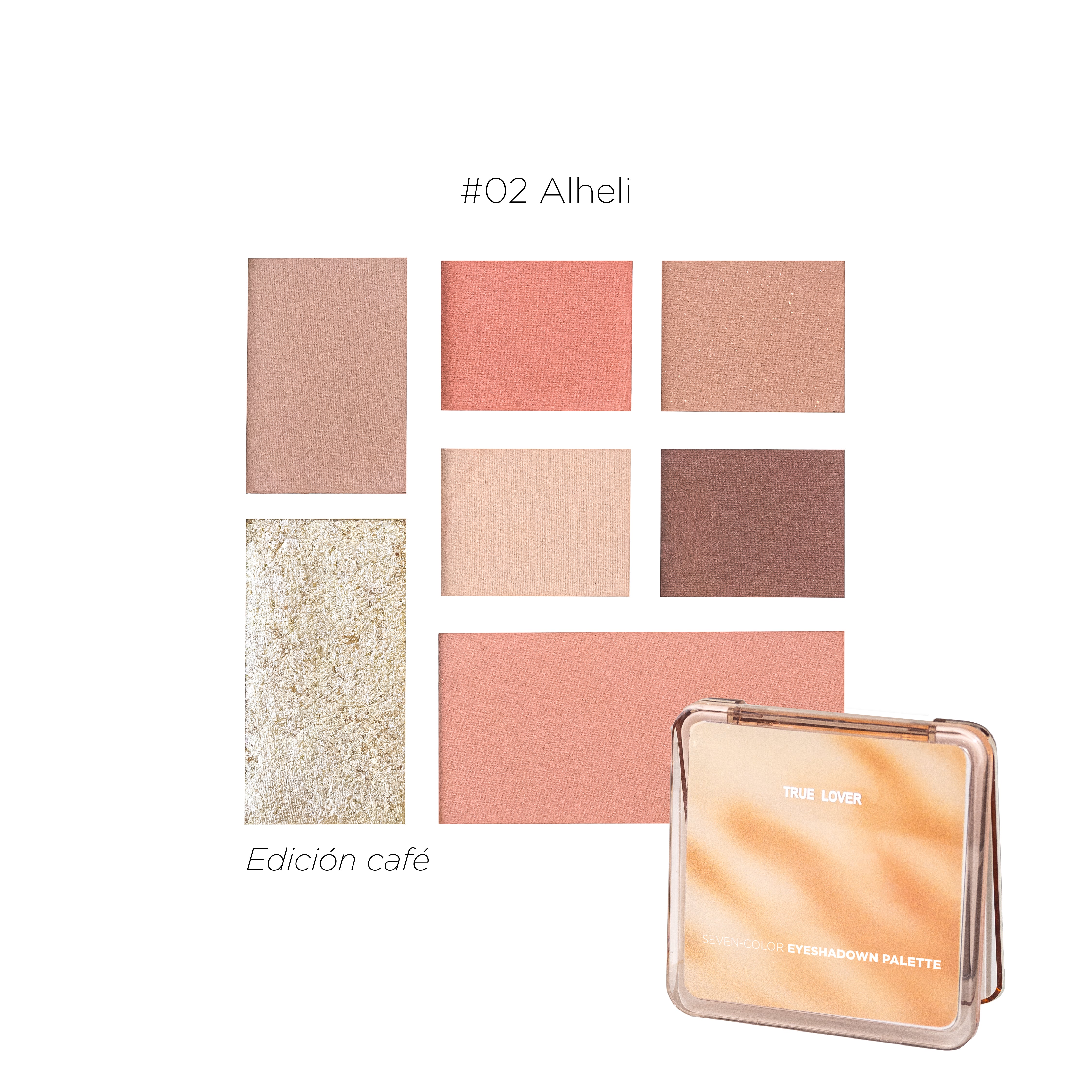 PALETA DE SOMBRAS 7 TONOS