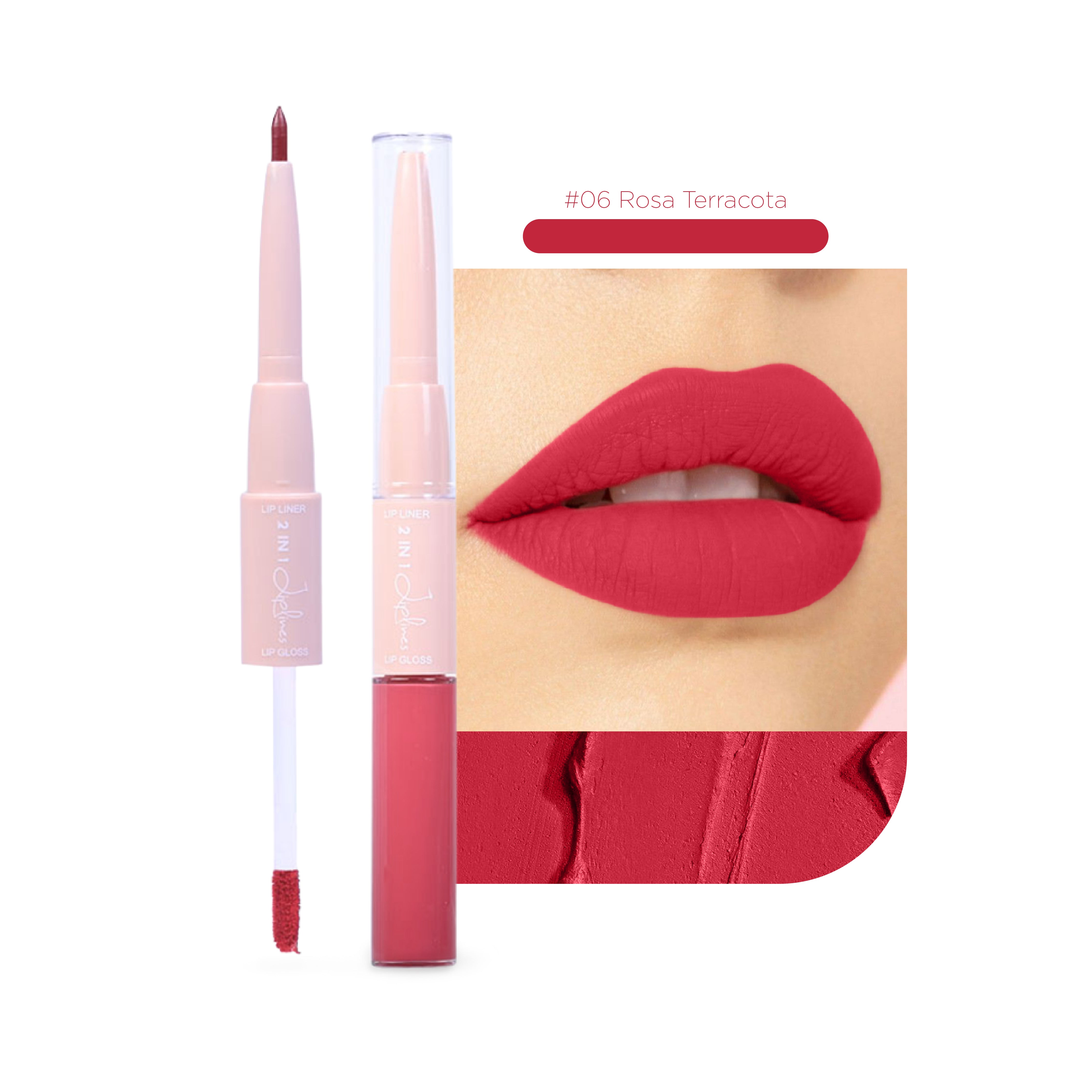 2 EN 1 DELINEADOR CREMOSO + LABIAL LÍQUIDO MATE