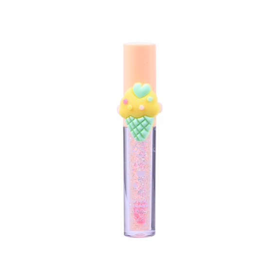 Brillo labial con glitter NATURAL ORGANIC ICE CREAM lip oil - Ice cream 4 - Brillo