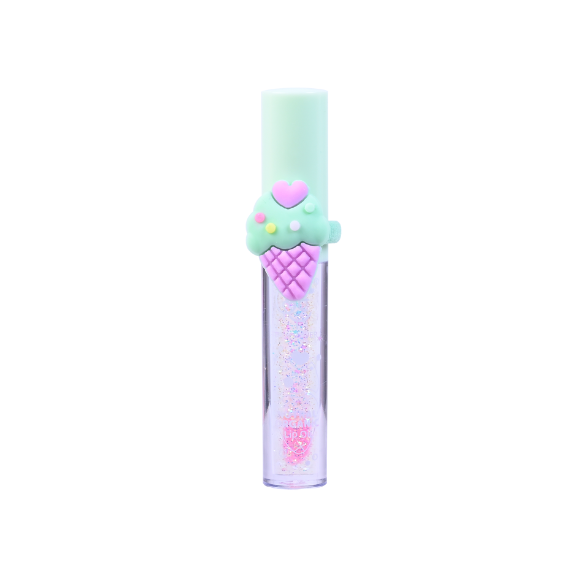 Brillo labial con glitter NATURAL ORGANIC ICE CREAM lip oil - Ice cream 5 - Brillo