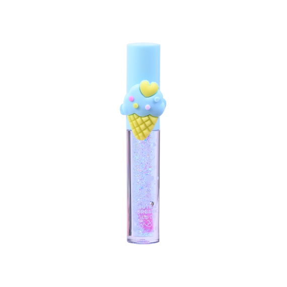 Brillo labial con glitter NATURAL ORGANIC ICE CREAM lip oil - Ice cream 6 - Brillo