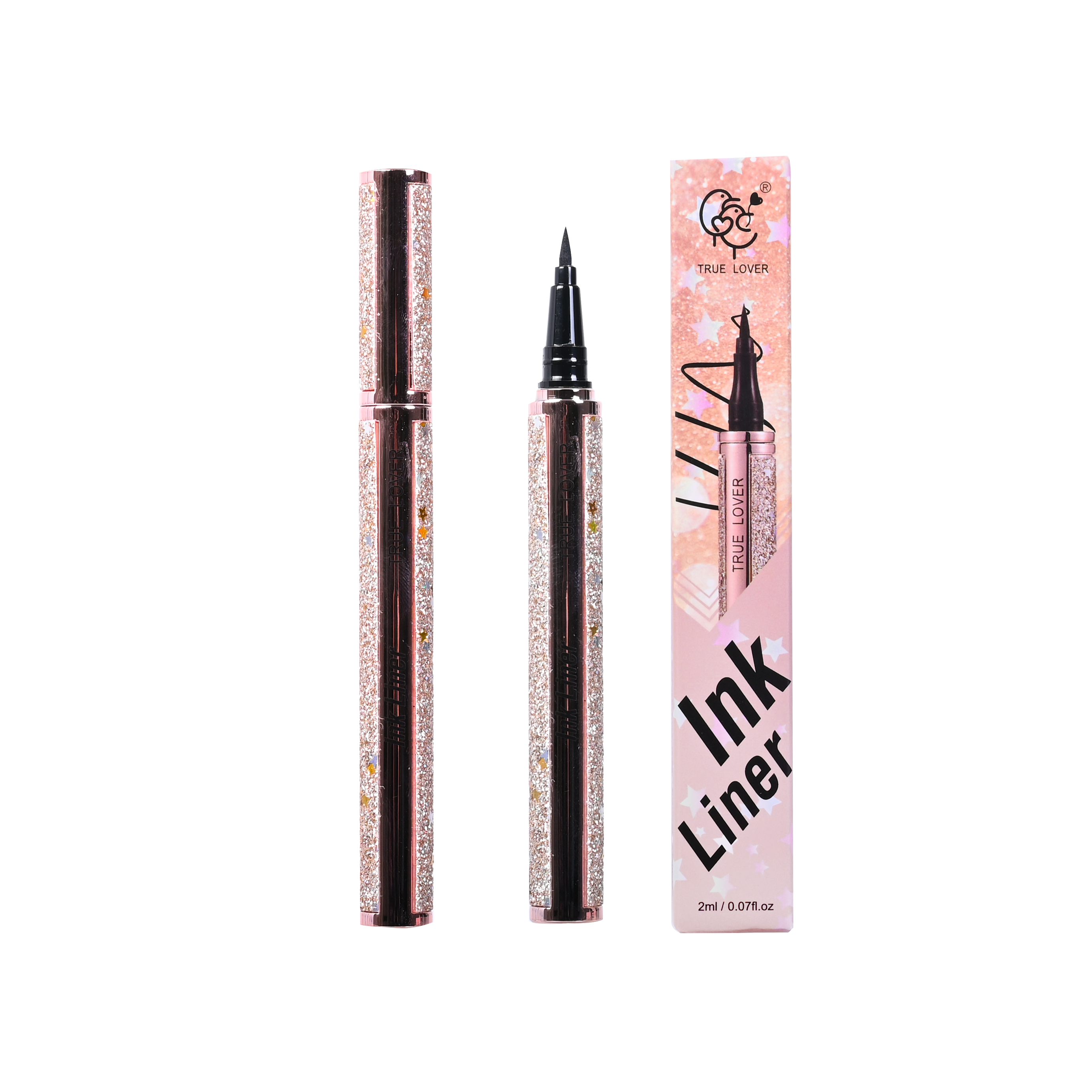 DELINEADOR INK LINER PLUMÓN PUNTA FINA - Negro - Delineador Plumon
