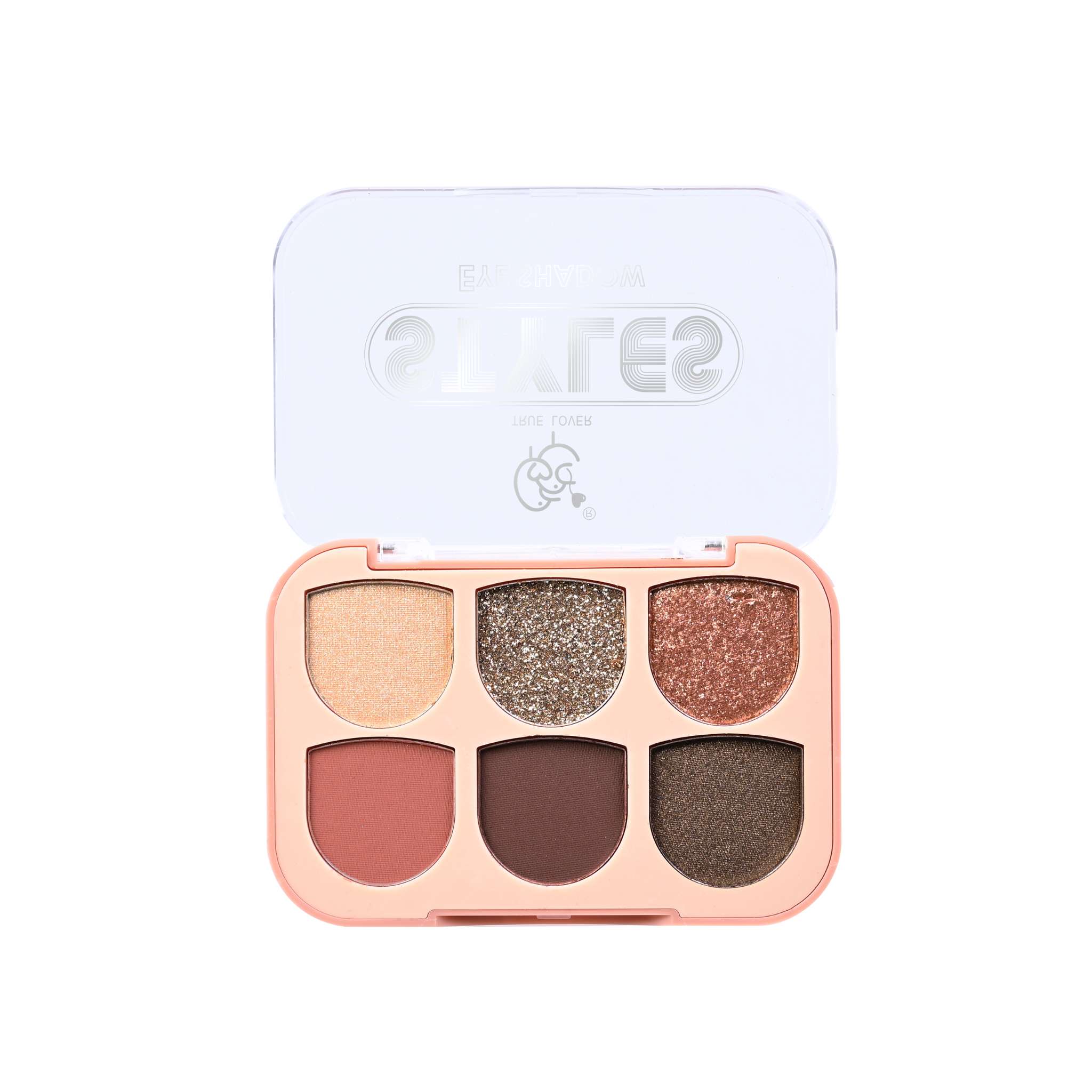 PALETA DE SOMBRAS STYLE PORTATIL 6 TONOS - BEIGE TONO 02 - Eyeshadow