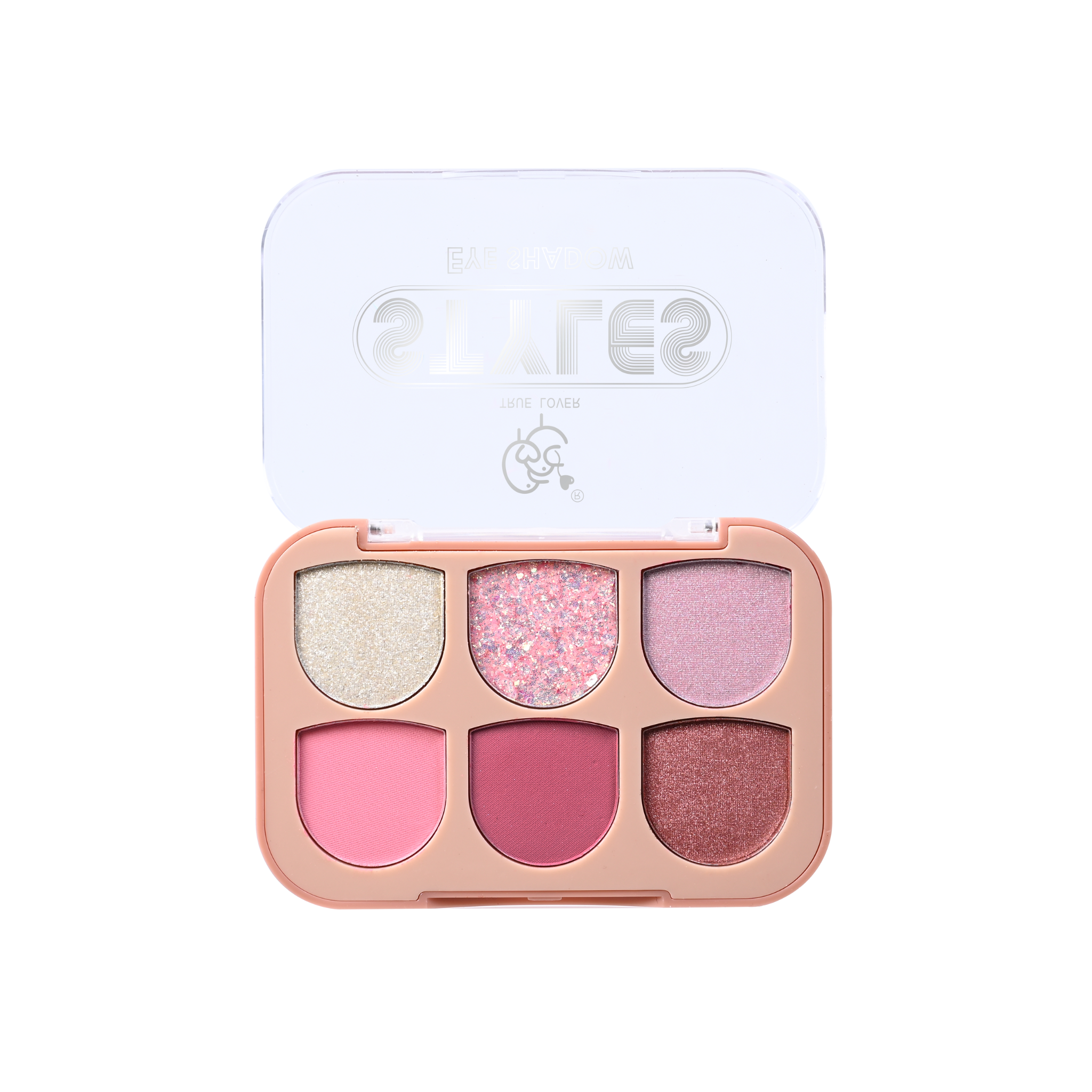 PALETA DE SOMBRAS STYLE PORTATIL 6 TONOS - ROSA TONO 03 - Eyeshadow