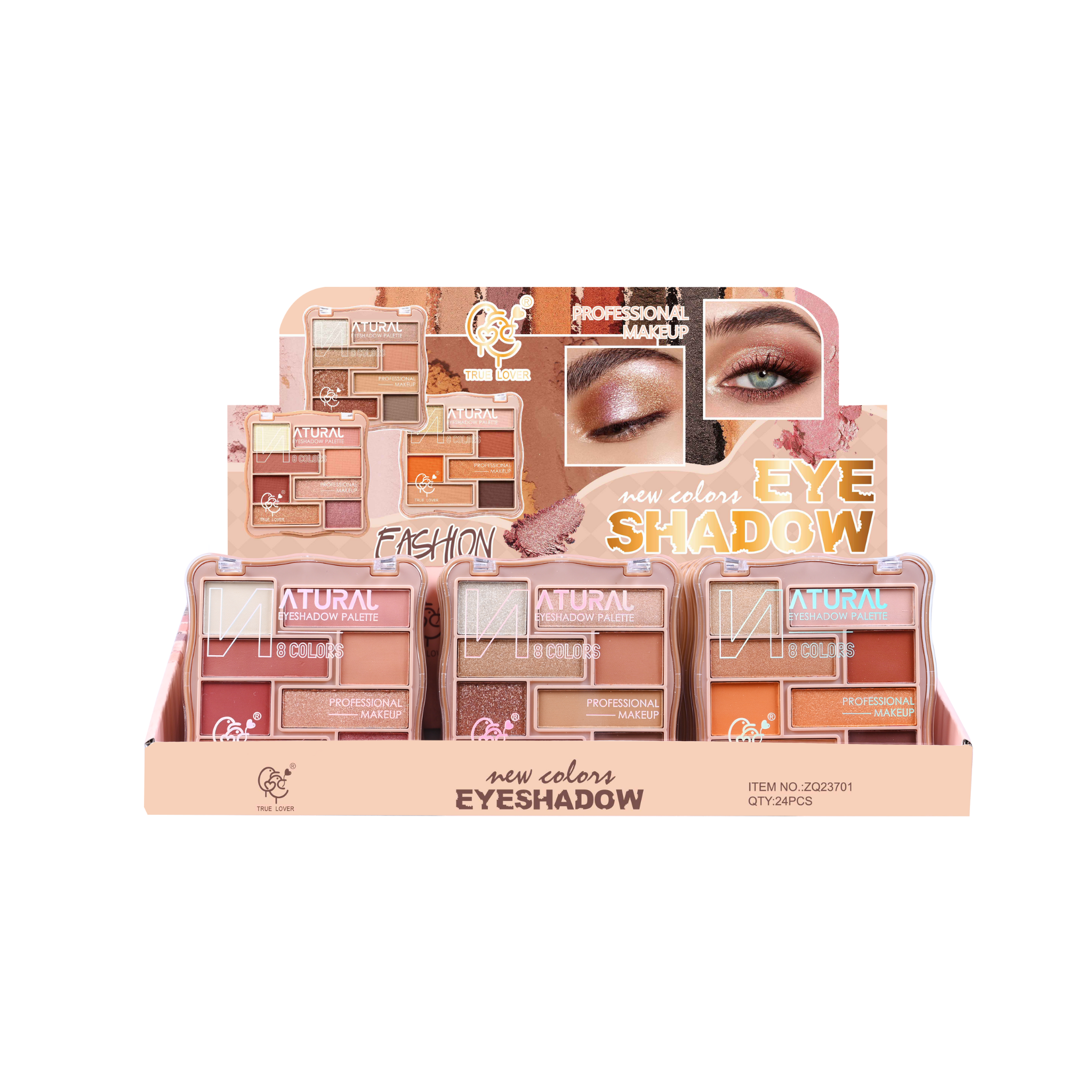 Sombra de ojos NATURAL EFFECT 8 tonos - Eyeshadow